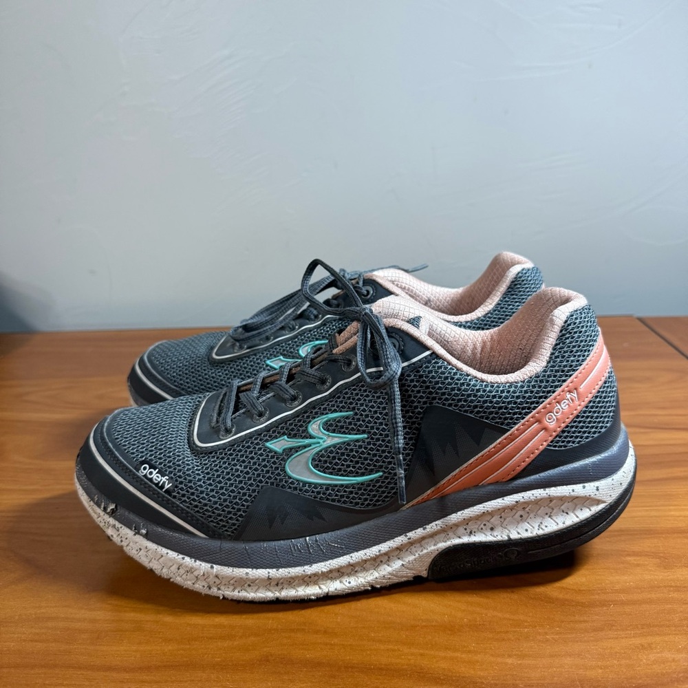 Gdefy Ion Women's Comfort Orthotic Sneaker Walking Supportive Grey‎ Pink 11